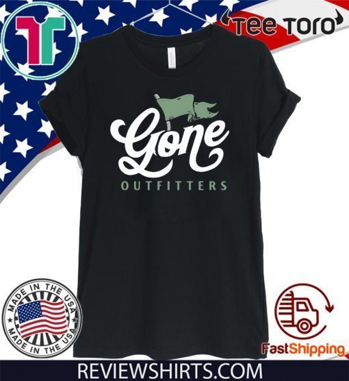 Gone Outfitters Flag Design Retro Graphic Offcial T-Shirt