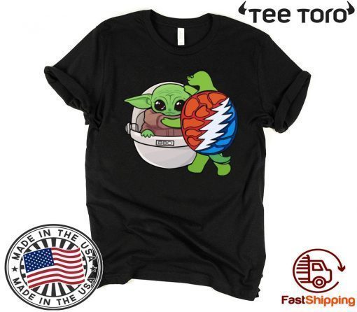 Grateful Dead Turtle Hug Baby Yoda 2019-2020 T-Shirt