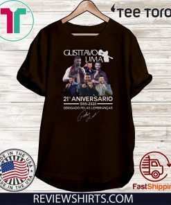 Gusttavo Lima 21th Anniversario 1999 2020 Obrigado Pelas Lembrancas Signature 2020 T-Shirt