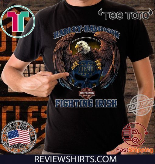 Harley Davidson Fighting Irish Offcial T-Shirt