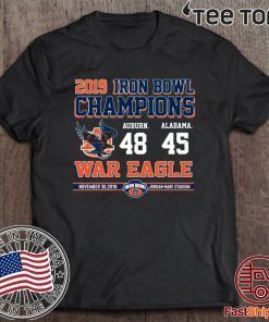 Iron bowl champions 2019 auburn tigers For Tee Shirt