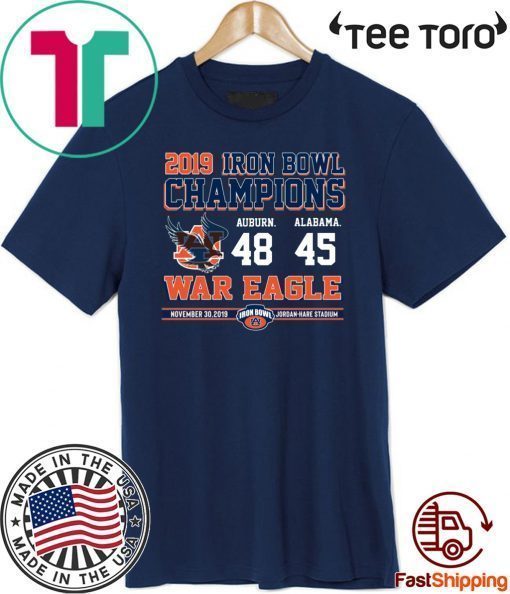 Iron bowl champions 2019 auburn tigers Shirt