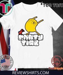 Jake the Dog Party Adventure Time Offcial T-Shirt