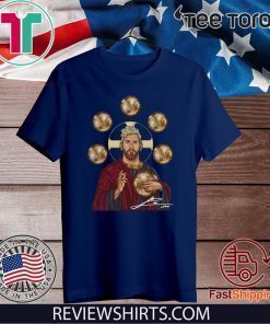 Jesus Messi Six Golden Ball Signature Tee Shirt