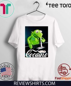 Kermit The Frog Doing Coke Tee Shirt