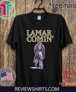 Lamar Comin Lamar Jackson Baltimore Ravens T Shirt 