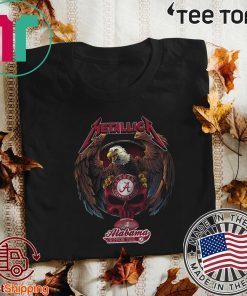 Metallica Alabama Crimson Tide Offcial T-Shirt