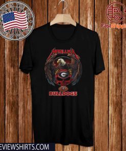 Womens Metallica Georgia Bulldogs Tee Shirt