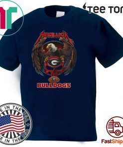 Womens Metallica Georgia Bulldogs Tee Shirt