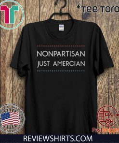 Nonpartisan Just American Trump Impeachment Day 2020 Election T-Shirt