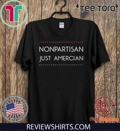 Nonpartisan Just American Trump Impeachment Day 2020 Election T-Shirt