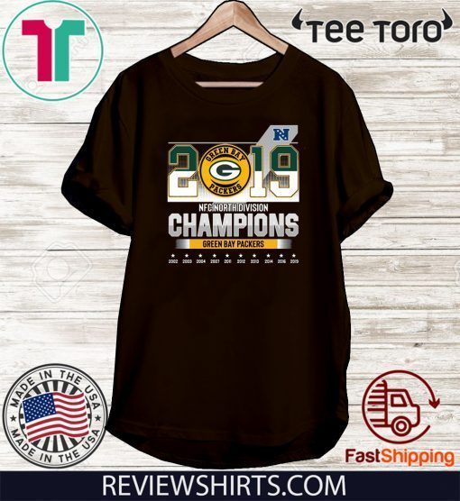 North Division Champions 2019 Packers Offcial T-Shirt