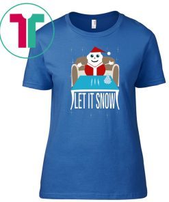 Offcial Walmart Cocaine Santa Let It Snow T Shirt