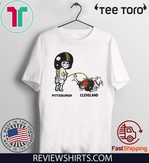 Pittsburch Pee Cleveland Piss on Pittsburgh Steelers Pee Cleve Tee Shirt