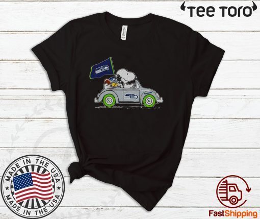Snoopy driver Jeep Seattle Seahawks 2020 T-Shirt