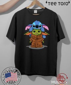 Stitch And Baby Yoda Offcial T-Shirt