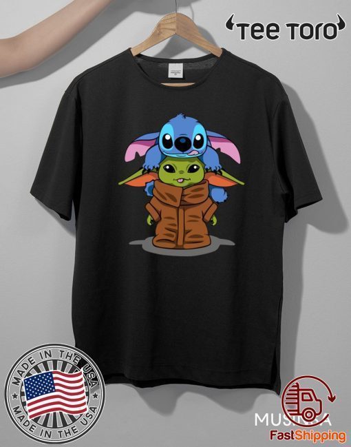 Stitch And Baby Yoda Offcial T-Shirt
