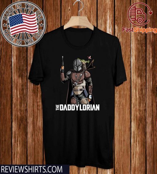 The Daddylorian Daddy Baby Yoda Mandalorian Offcial T-Shirt