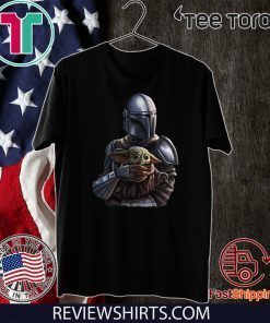 The Mandalorian Bounty Hunter Hug Baby Groot Original T-Shirt