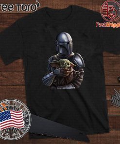 The Mandalorian Bounty Hunter Hug Baby Groot Original T-Shirt