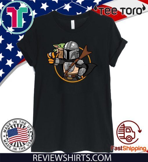 Vault Mando and Child Shirt - Mandalorian T-Shirt