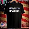 Veterans for Impeachment Vote T Shirt