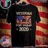 Veterans for Trump 2020 T Shirt