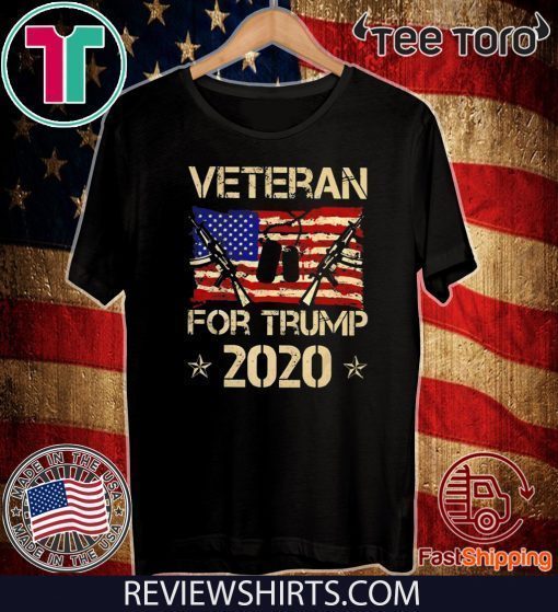 Veterans for Trump 2020 T Shirt