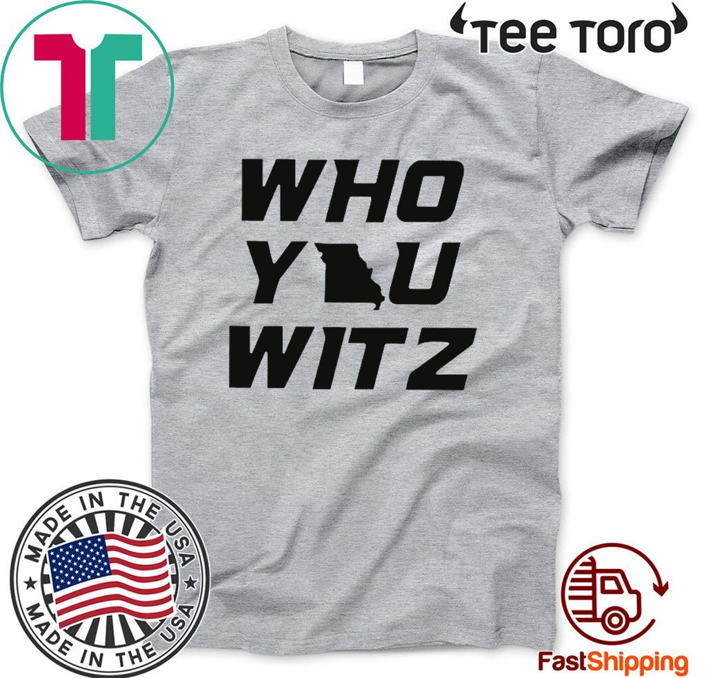 Who You Witz T-Shirt - Mizzou Football Tee