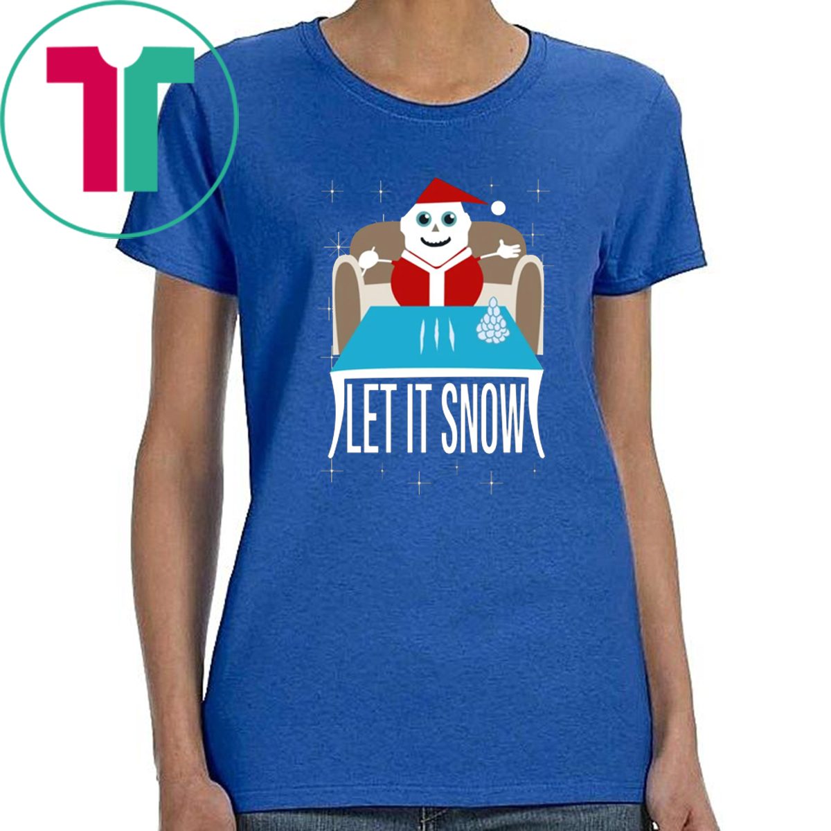 Walmart Cocaine Santa Let It Snow Offcial T-Shirt
