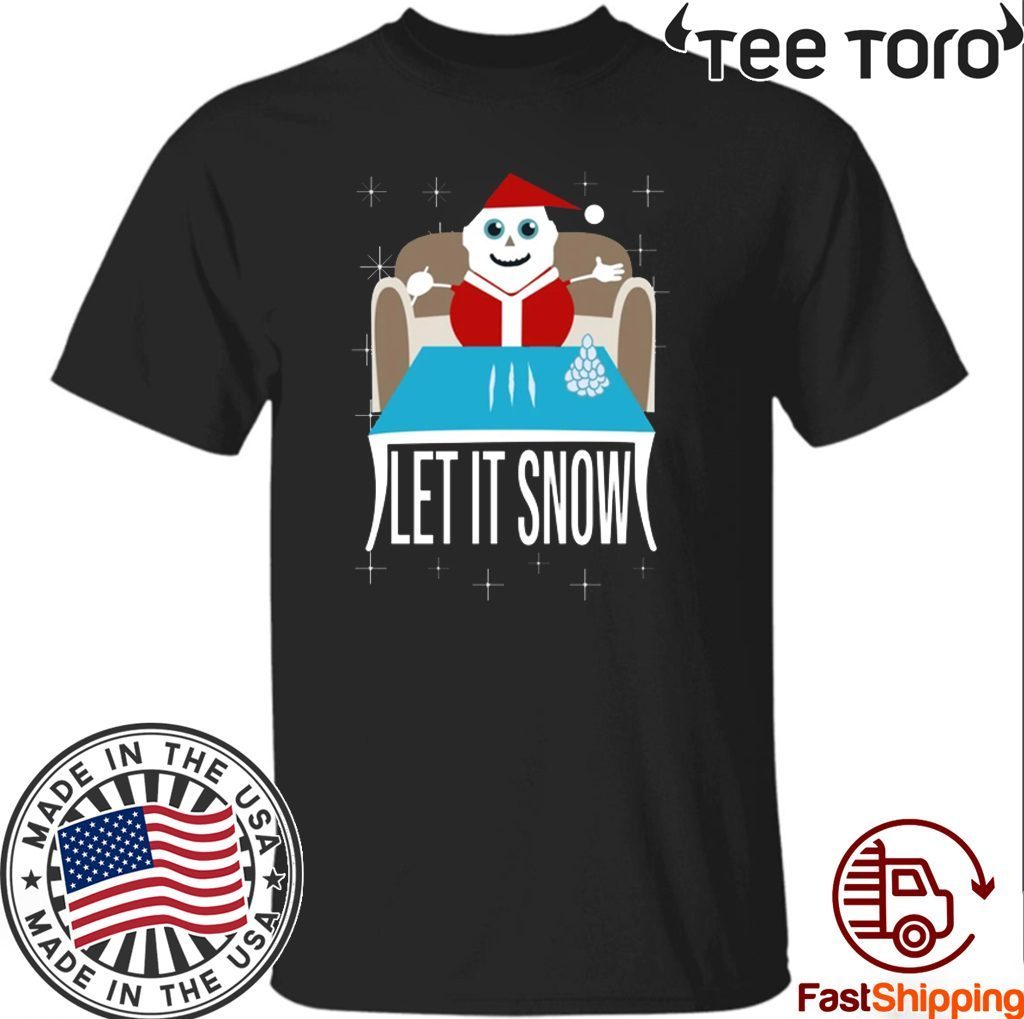 Walmart Cocaine Santa Let It Snow Offcial T-Shirt