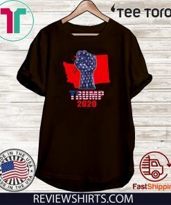 Washington For President Donald Trump 2020 Election Flag US T-Shirt