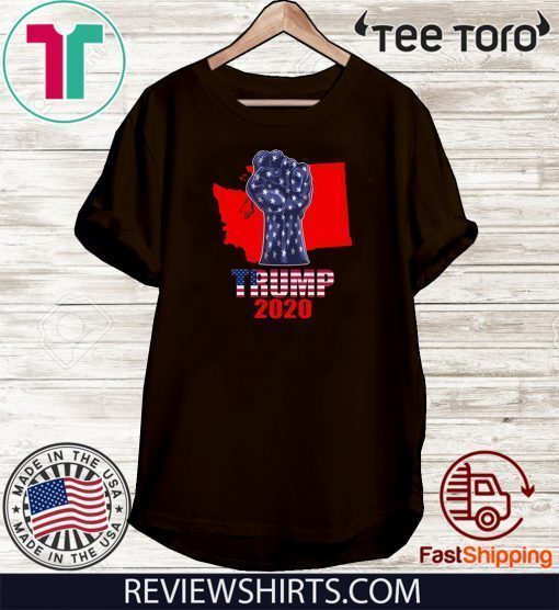 Washington For President Donald Trump 2020 Election Flag US T-Shirt
