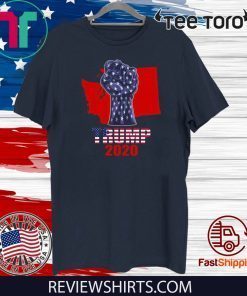 Washington For President Donald Trump 2020 Election Flag US T-Shirt