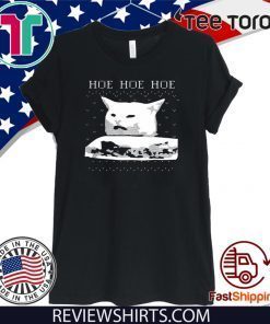 Woman Yelling Cat Hoe hoe hoe ugly Merry Xmas 2020 T-Shirt