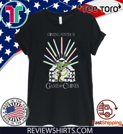 Yoda Coming Winter Is Game Of Clones 2020 T-Shirt