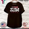 4 Time World Champs Soccer America Flag Classic T-Shirt