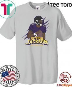 ACTION JACKSON BOUT THAT ACTION LAMAR JACKSON T-SHIRT