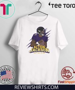 ACTION JACKSON BOUT THAT ACTION LAMAR JACKSON T-SHIRT
