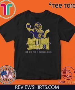 Action Jackson Not Bad For A Running Back 8 Official T-Shirt