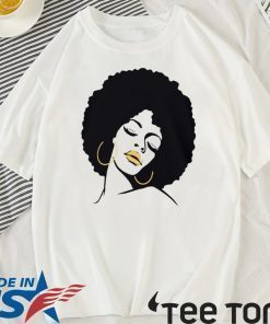 Afro Diva Black Girl Magic Lips Natural Melanin Original T-Shirt