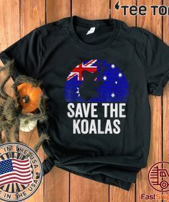Australia save the Koalas sunset 2020 T-Shirt