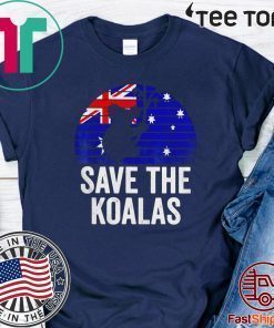 Australia save the Koalas sunset 2020 T-Shirt