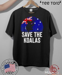 Australia save the Koalas sunset 2020 T-Shirt