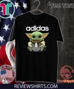 BABY YODA HUG ADIDAS ORIGINAL T-SHIRT