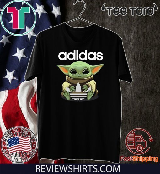 BABY YODA HUG ADIDAS ORIGINAL T-SHIRT