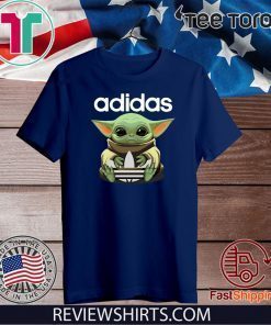 BABY YODA HUG ADIDAS ORIGINAL T-SHIRT