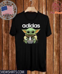 BABY YODA HUG ADIDAS ORIGINAL T-SHIRT