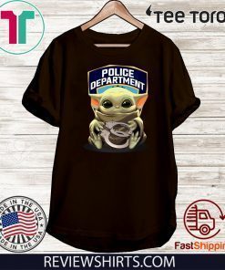 Baby Yoda Hug Police Department Offcial T-Shirt