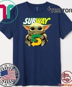 BABY YODA HUG SUBWAY LIMITED EDIITON T-SHIRT